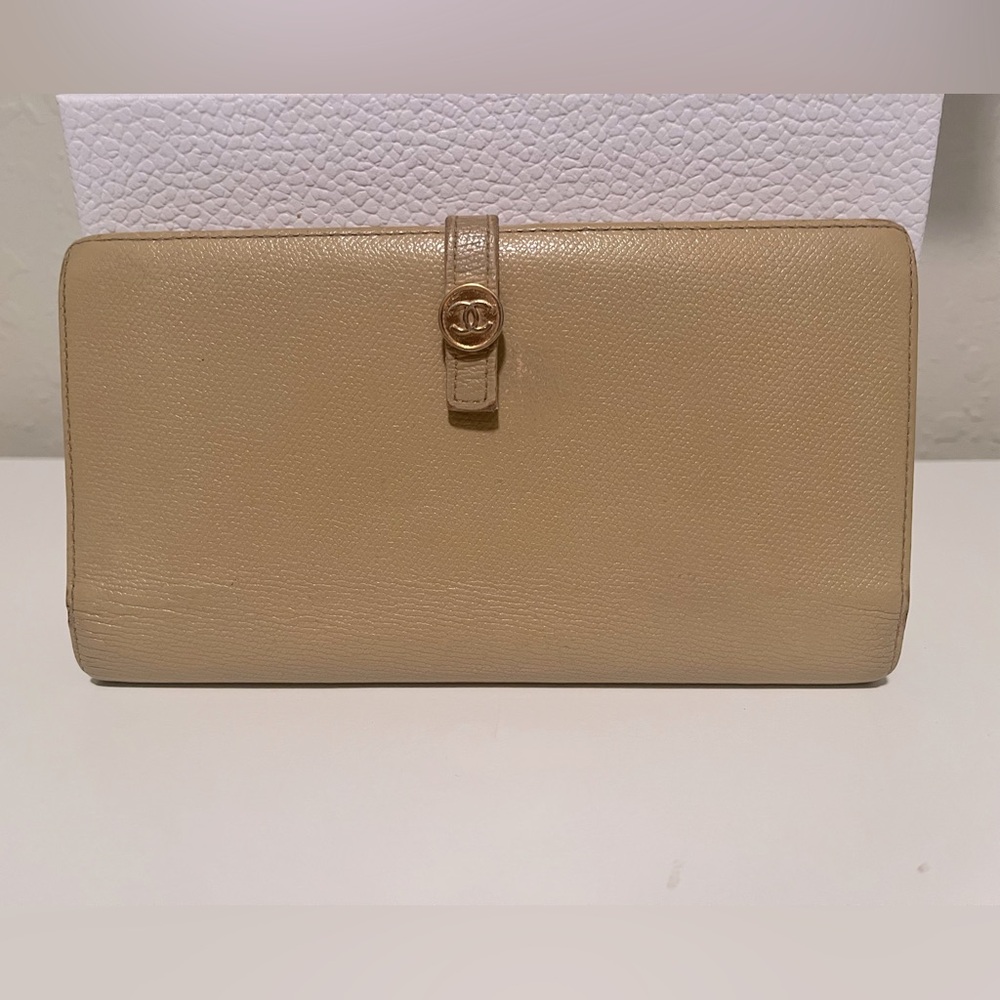 Chanel Beige Wallet - image 1